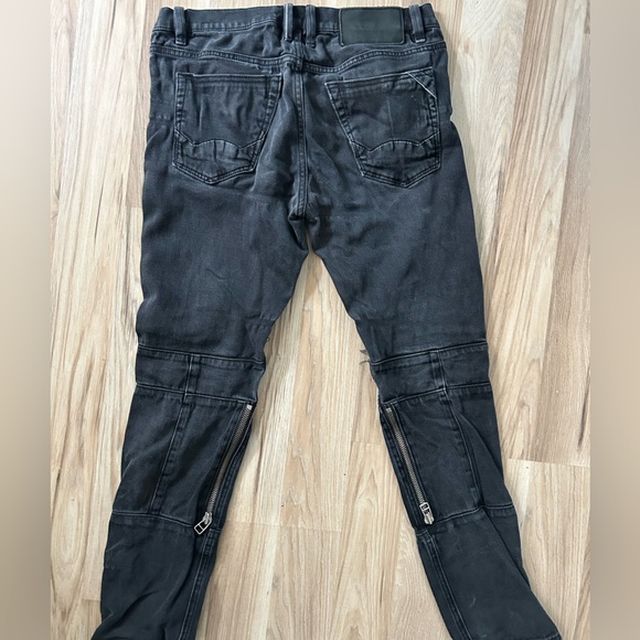Cult of Individuality Other - Cult of Individuality Black Skinny Jeans with Lower-Leg Zippers